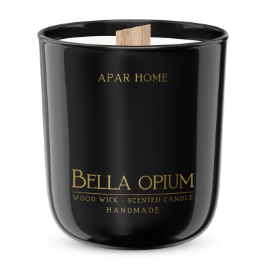 sojowa świeca zapachowa z drewnianym knotem Black Opium
